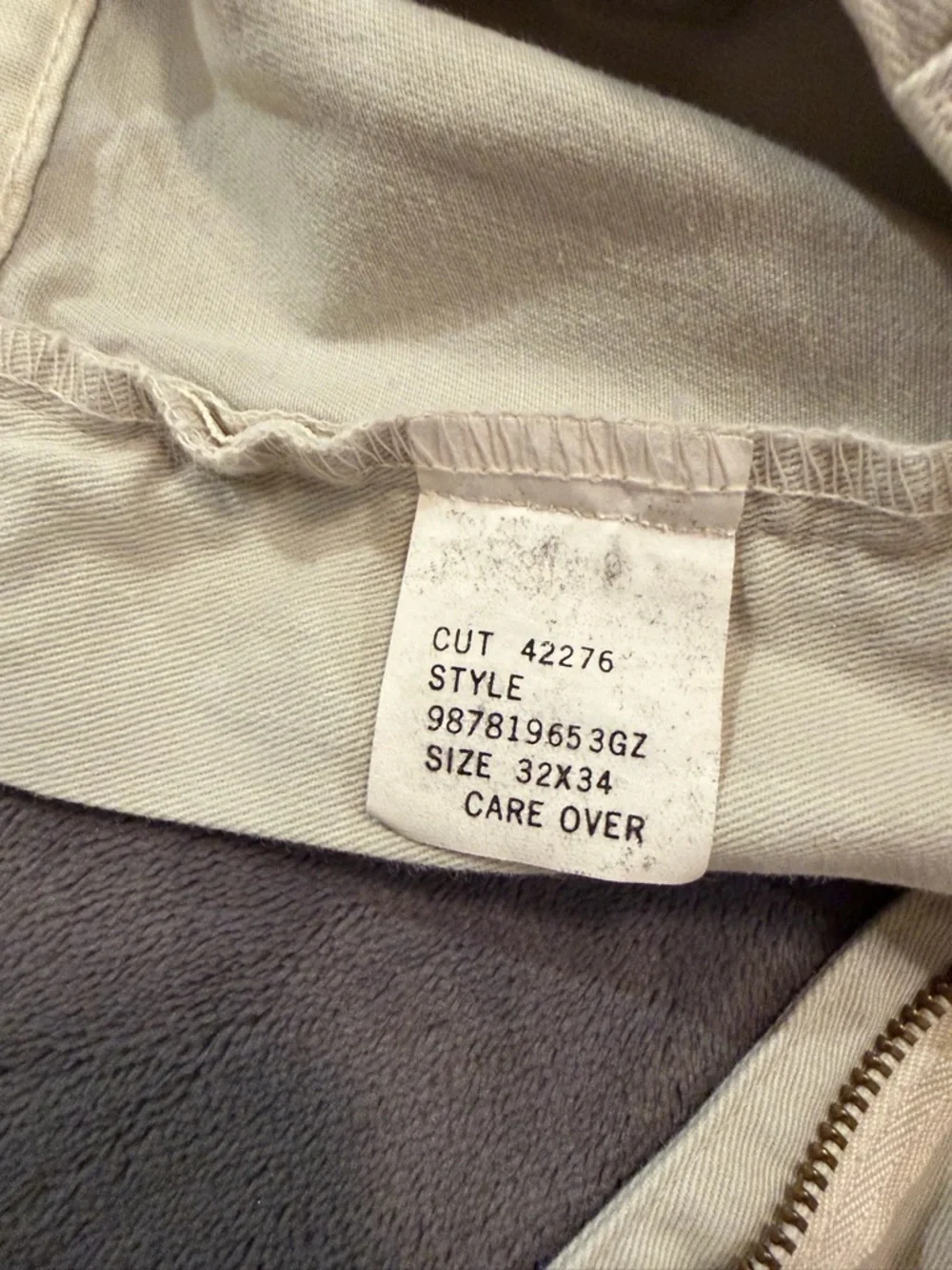 Men's Casual Chino Pants in Light Beige
